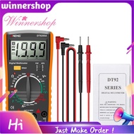 DT9205A Digital Multimeter  Transistor Tester Electrical NCV Test Meter Profesional Analog Auto Rang