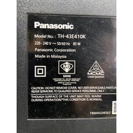 PANASONIC TH-43E410K ORIGINAL POWERBOARD / MAINBOARD / TCON / REMOTE SENSOR / SPEAKER , TV PARTS