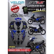 VELOZI COVER SETS LC135 V6 V7 MONSTER ENERGY COVER SET