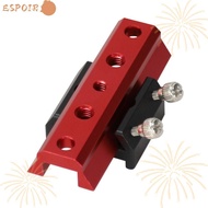 ESPOIR Guide Scope Base, Aluminum M8 Hole Finder Scope Mount, Universal 7mm Through Hole Quick-relea
