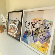 Ticket Stub Photo Frame Acrylic Hollow Ticket Stub Storage Frame 2025 Small Picture Frame Living Roo