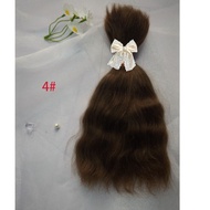 Hand Comb Mohair Hair Row BLYTHE BJD OB Doll Wool Curly Wig
