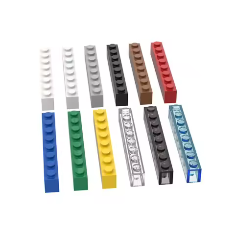 Small Particle Building Blocks MOC Technology Puzzle Parts 1X8 Basic Bricks 536 Compatible with Lego