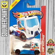 HW Hot Wheels Rennen Rig White Diecast Racing Car TruckHW