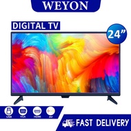 WEYON Digital TV 24 inch HD LED TV (DVBT-2) Built in MYTV