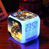 Transformers Cinema Bumblebee Alarm Clock Cinema Merchandise Colorful Luminous Bedside Clock Student