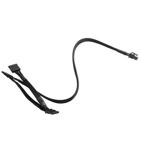 6Pin To 3X SATA Straight SSD HDD Power Cable For EVGA G+/G2/G3/G5/GM/GA/GS/M1/P2 Series Modular 6Pin