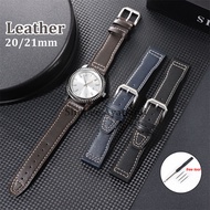 Cowhide Genuine Leather Watch Band 20mm 21mm Universal Women Men Soft Business Watch Bracelet for IW