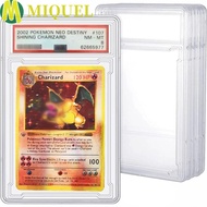 MIQUEL Kids Toy Cards Slab Identification Box Game Card Slabs Star Card Sleeves Christmas Gift Playing Card Plastic Slab Acrylic PSA Card Protector Trading Card Holder