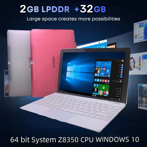 Newest 2 in1 Windows 10.1 INCH 2GB DDR+32GB RE101 Tablet HDMI-Compatible Dual Camera x5-Z8350 CPU 12