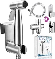 Getpy Bidet Sprayer for Toilet - Hand Held Bidet Toilet Sprayer Kit, Bathroom Cloth Diaper Washer Portable Shower Sprayer Stainless Steel Spray for Personal