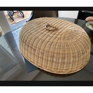 Natural rattan food cover / oval rattan food cover Tudung Saji Rotan Tudung Saji Makanan