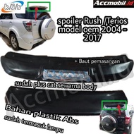 Asha.store01 plastic spoiler rush terios