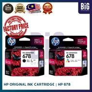 【READY STOCK】HP ORIGINAL INK CARTRIDGE HP678 | PRINTER CARTRIDGE | INK CARTRIDGE | BLACK/TRI-COLOR