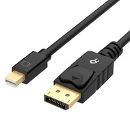Rankie Mini DisplayPort to DisplayPort Cable, Mini DP to DP, 2K Ready, Gold Plated, 10 Feet ( 3M)