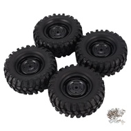 cod 4Pcs 96mm 110mm 1.9 Inch 1/10 RC Crawler Car Beadlock Wheel Rim Tires Set for Traxxas AXIAL SCX1
