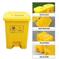 Medical Waste Bin Yellow Dustbin Garbage Bin 30L