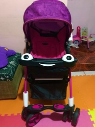 APRUVA Folding Stroller Deluxe Baby  w/ Reversible Handle