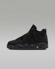 Air Jordan 4 Retro 'Black Cat' Older Kids' Shoes