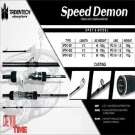 Joran Pancing Tridentech Speed Demon Jigging Over Head