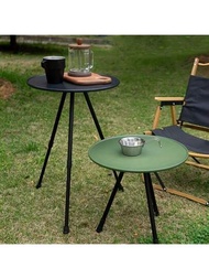 1個可折疊伸縮式鋁合金攜帶餐桌,非常適合戶外徒步旅行野餐露營