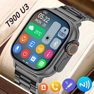 T900 U3 T900 Smart Watch Saiz 49mm Skrin HD Besar Bluetooth Panggilan Muzik Permainan Bluetooth Peng