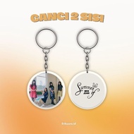 GANTUNGAN Keychain BUNNIES SUMMER REVERSIBLE KEYCHAIN KPOP IDOL KEYCHAIN UNOFFICIAL HANNI HAERIN HYE