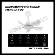 Rezo Signature Series Ceiling Fan Mercury 32