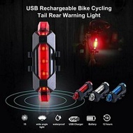Ziifa - DC-918 Bicycle Tail Light USB充電單車尾燈 LED警示燈 單車燈 安全警示燈 單車尾燈 自行車前燈尾燈 紅燈