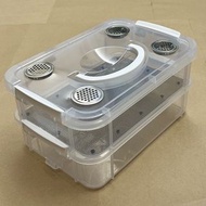 ✴️ 全新 麵包蟲 麥皮蟲 大麥蟲 蟋蟀 杜比亞 櫻桃紅 昆蟲 多用途 實用觀察 高清透明 防臭通風 透氣 活餌 大尺寸 桌上 飼養箱 飼養盒 繁殖箱 繁殖盒 養殖箱 儲物箱 儲物盒 過濾網 不銹鋼 