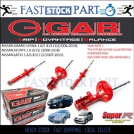 1SET GAB SUPER R FRONT / REAR ABSORBER - NISSAN GRAND LIVINA 1.6 1.8 (X11J) / SYLPHY 2.0 (G11)/LATIO