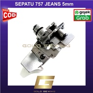 MESIN Presser Foot 757 Shoe/ 757 Industrial Overlock Machine 5 Thread 757 GOLD