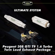 Peugeot 308 GTI T9 1.6 Turbo Twin Loud Exhaust Package