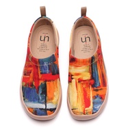 UIN แฟชั่น Retro กีฬารองเท้าผ้าใบลำลอง Art รองเท้าเดินทางแปรงสีศิลปินรองเท้าผู้หญิงผ้าใบ