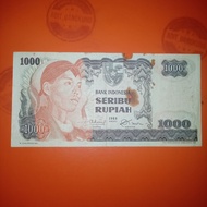 uang Kuno Indonesia 1000 rupiah Sudirman