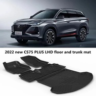 Use for Changan CS75 plus car carpet CS75 plus All-Weather car floor mats trunk mat Fit For CS75 plu