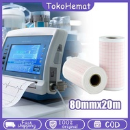 EKG Paper 80mm x 20m Premium Quality Thermal Roll Clear Print Results For Patient Monitor Accessorie