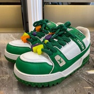 LV Louis Vuitton LV Trainer MAXI綠色運動鞋