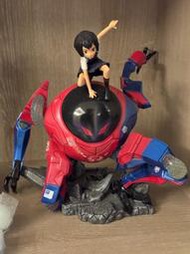 二手拆擺 正版 IRON STUDIOS 蜘蛛人：新宇宙 蜘蛛人 潘妮·帕克＆蜘蛛機甲 1/10