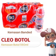 CLEO BOTOL ECO SHAPE 550ML AIR MINERAL CLEO ECOSHAPE 550 ML DUS 24 - Banded