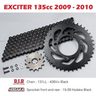 Hodaka Exciter 2009 2010 chain sprocket DID rubber seal