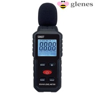 GLENES Decibelimeter, Environment Digital Noise Meter, Mini Handheld 0.1 dB 30~130dB Sound Level Met