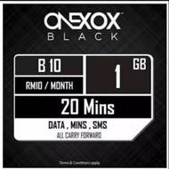 RM10 XOX BLACK B10 SIM CARD