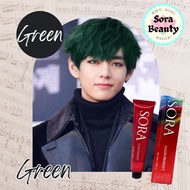 Sora Hair Dye Color in Green
