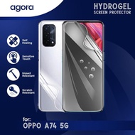 LAYAR Anti-Scratch Hydrogel For Oppo A74 5G Hydrogel SCREEN Protector Film - ANTI SPY, FULL SCREEN, 