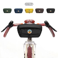 ㍿♟Sally CANTONA bicycle handlebar bag - gravel Road bike handlebar bag minivelo folding bike mtb fix