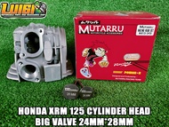 MUTARRU HONDA XRM 125 CYLINDER HEAD BIG VALVE 24MM*28MM