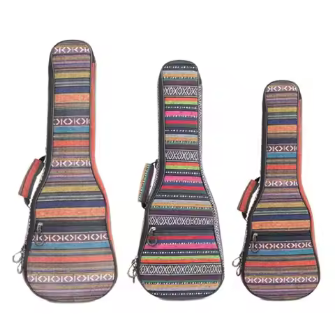 Cotton Thicken Ukulele Bag 21 23 26 Inch Portable Durable Material Cover Pearl Cotton Ukulele Case