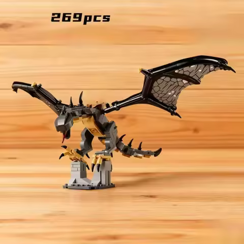 MOC Fell Beast Dragon Building Block Steed Movie The Rings Model Bricks STEM Toys Kid Adult Christma
