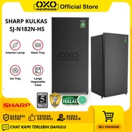 Sharp Kulkas 1 Pintu Polos SJ-N182D High Series Lemari Es Garansi Resmi 5 tahun Kapasitas 166 Liter 